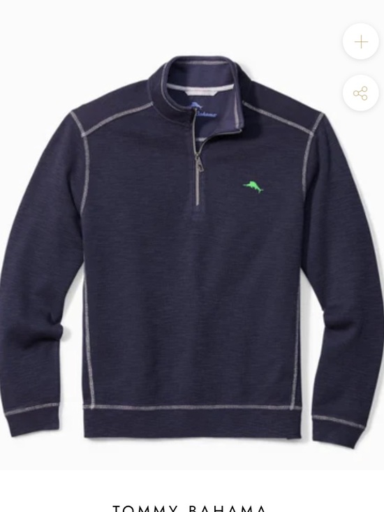 Tommy Bahama Other - Tommy Bahama Tobago Bay Half Zip SweatShirt XXL